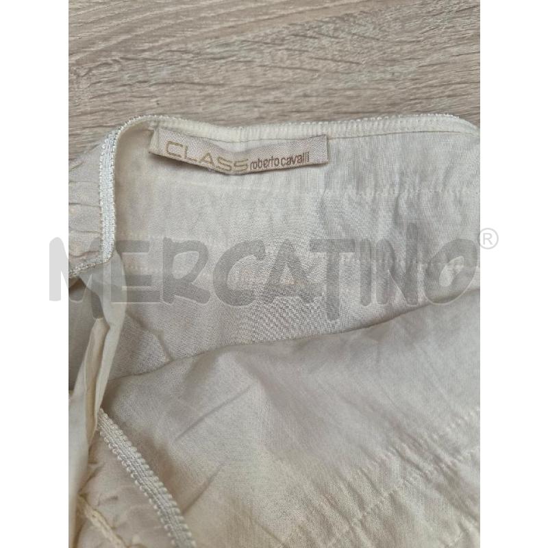 TOP ROBERTO CAVALLI CLASS SETA COTOINE BEIGE | Mercatino dell'Usato Arcore 2
