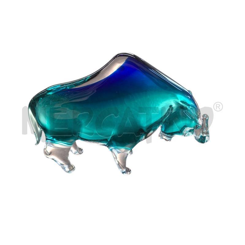 TORO VETRO BLU VERDE | Mercatino dell'Usato Arcore 1