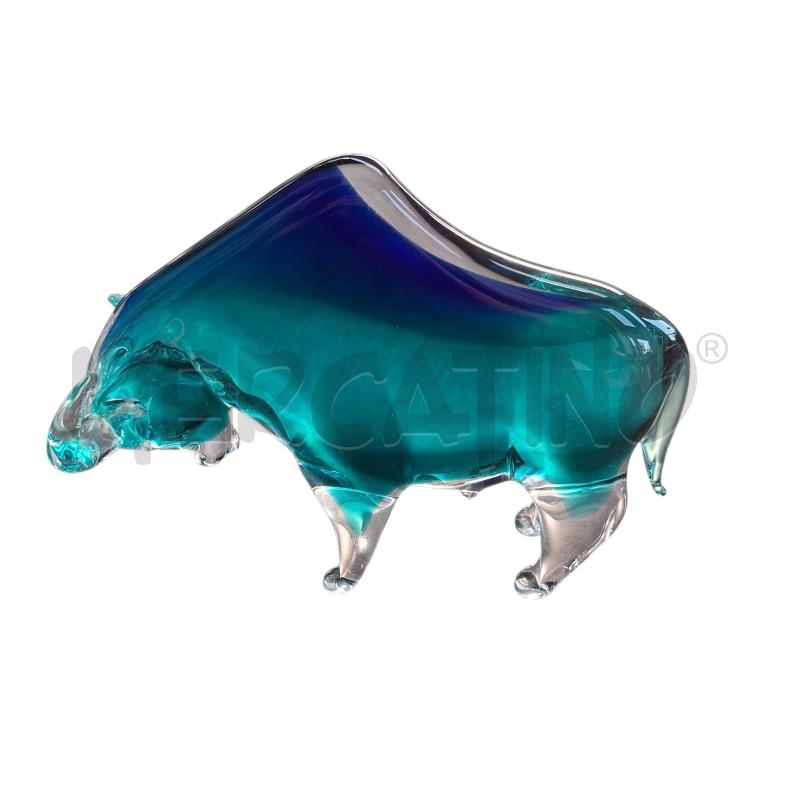 TORO VETRO BLU VERDE | Mercatino dell'Usato Arcore 2