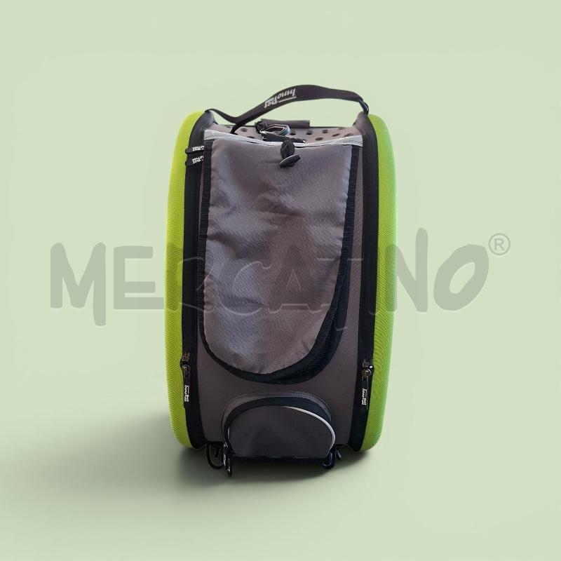 TRASPORTINA ANIMALI TROLLEY INNOPET VERDE NERO  | Mercatino dell'Usato Arcore 1