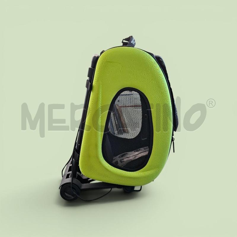 TRASPORTINA ANIMALI TROLLEY INNOPET VERDE NERO  | Mercatino dell'Usato Arcore 3