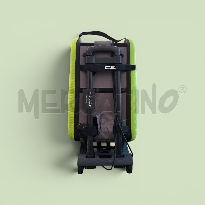 TRASPORTINA ANIMALI TROLLEY INNOPET VERDE NERO  | Mercatino dell'Usato Arcore 4