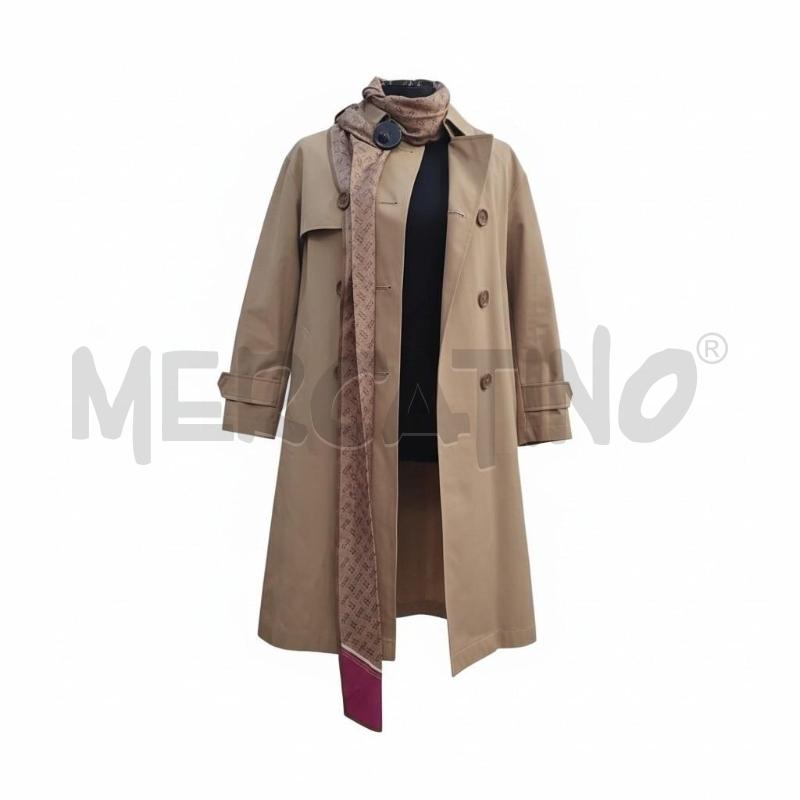 TRENCH DONNA HERNO CON SCIARPINA TG 38  | Mercatino dell'Usato Arcore 1