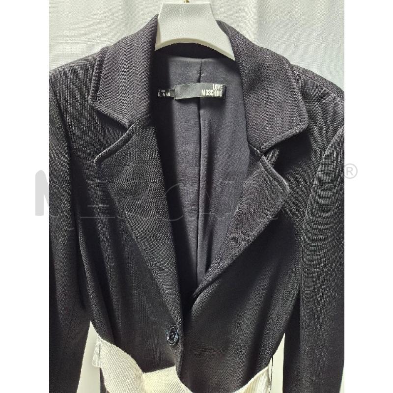 TRENCH DONNA LOVE MOSCHINO NERO TG 40 | Mercatino dell'Usato Arcore 2