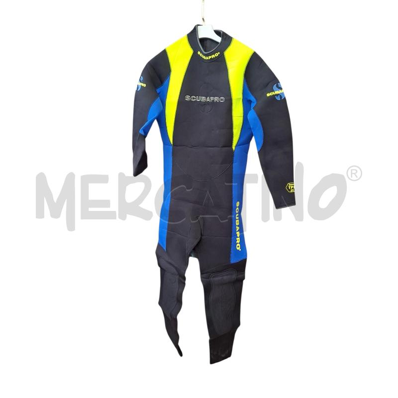 TUTA SUB L/52 SCUBAPRO NERA BLU  | Mercatino dell'Usato Arcore 1