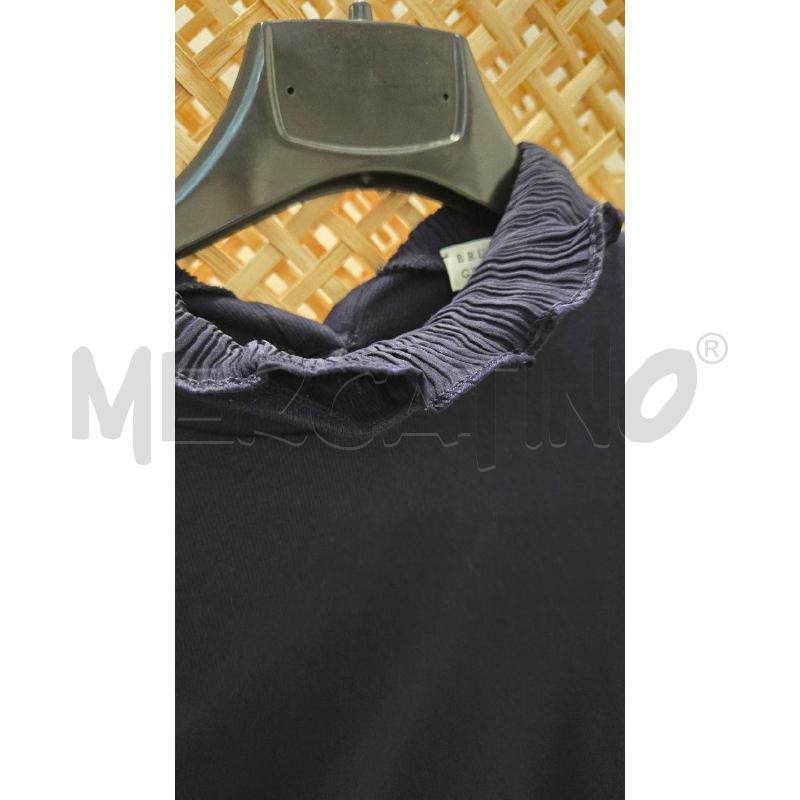 T SHIRT DONNA BRUNELLO CUCINELLI BLU ROUCHES TG S | Mercatino dell'Usato Arcore 5