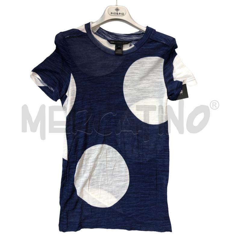 T SHIRT D MARC JACOBS BLU A POIS  | Mercatino dell'Usato Arcore 1