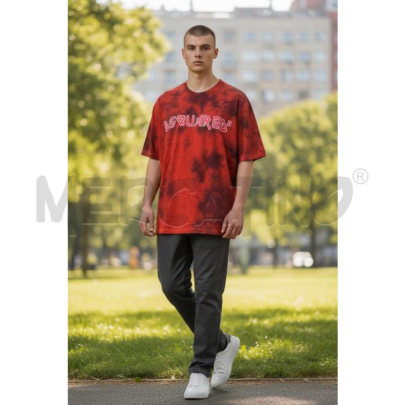 T SHIRT UOMO DSQUARED ARANCIONE DIY  | Mercatino dell'Usato Arcore 1
