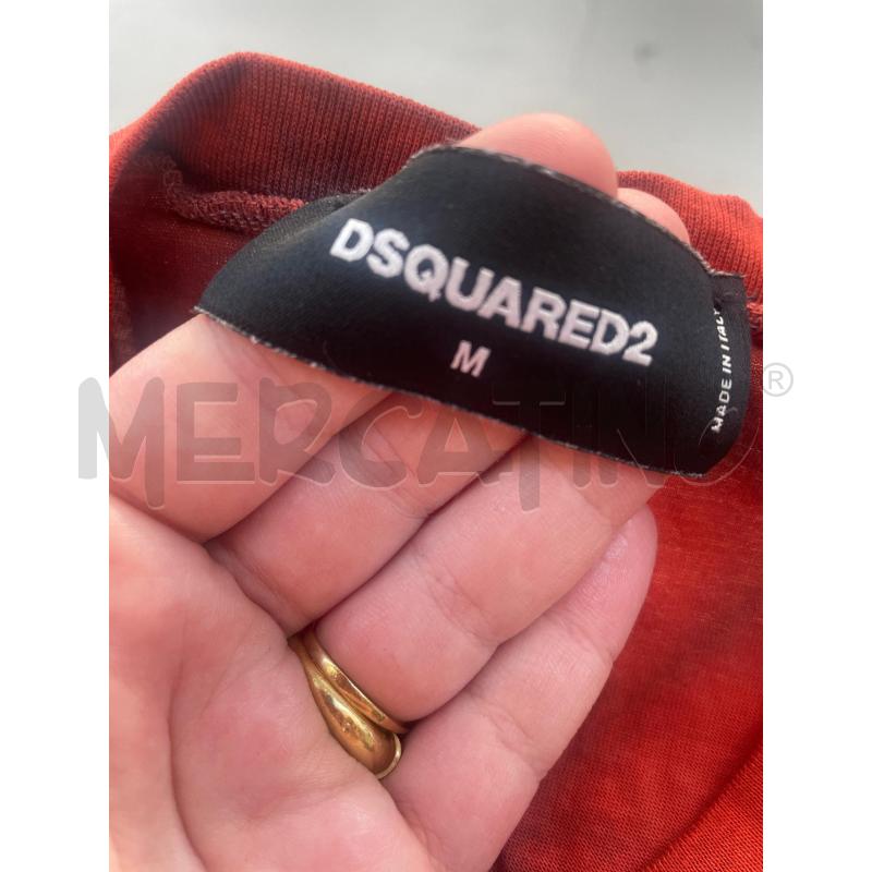 T SHIRT UOMO DSQUARED ARANCIONE DIY  | Mercatino dell'Usato Arcore 2