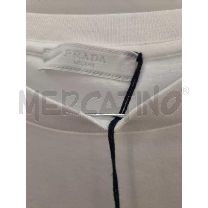 T SHIRT UOMO PRADA BIANCO NEW TG M | Mercatino dell'Usato Arcore 3