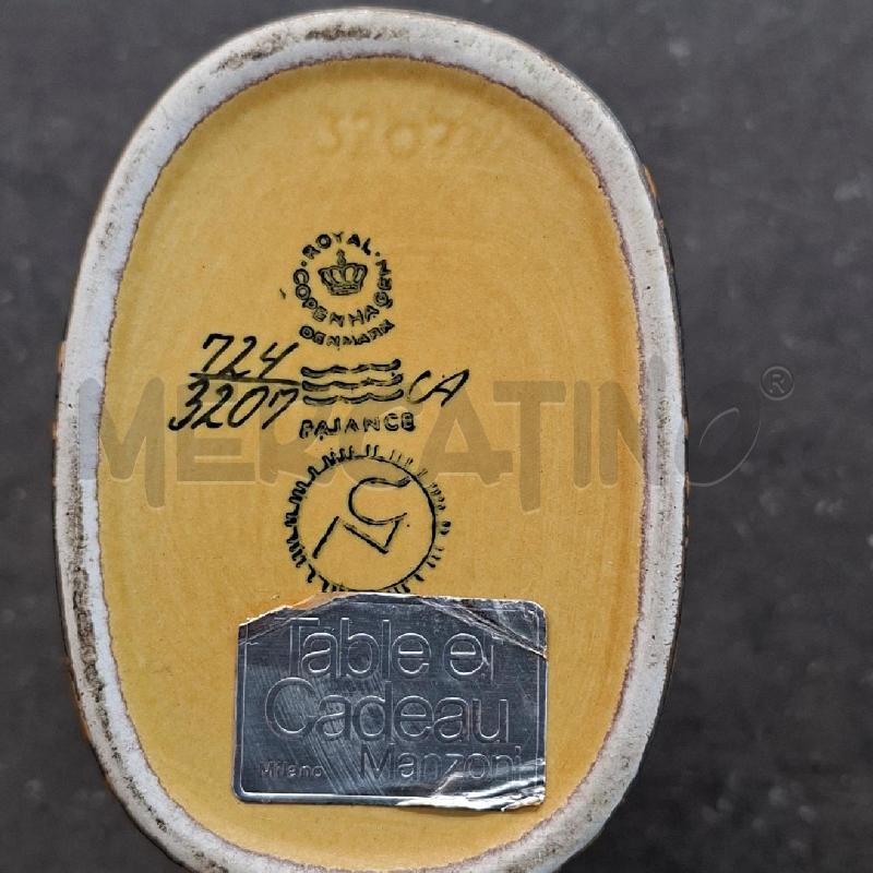 VASETTO ROYAL COPENHAGEN FAJANCE GIALLO NERO | Mercatino dell'Usato Arcore 5