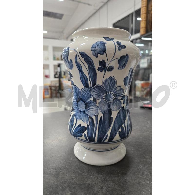 VASO CERAMICA SIMONETTI CASTELLI FIORI BLU  | Mercatino dell'Usato Arcore 2