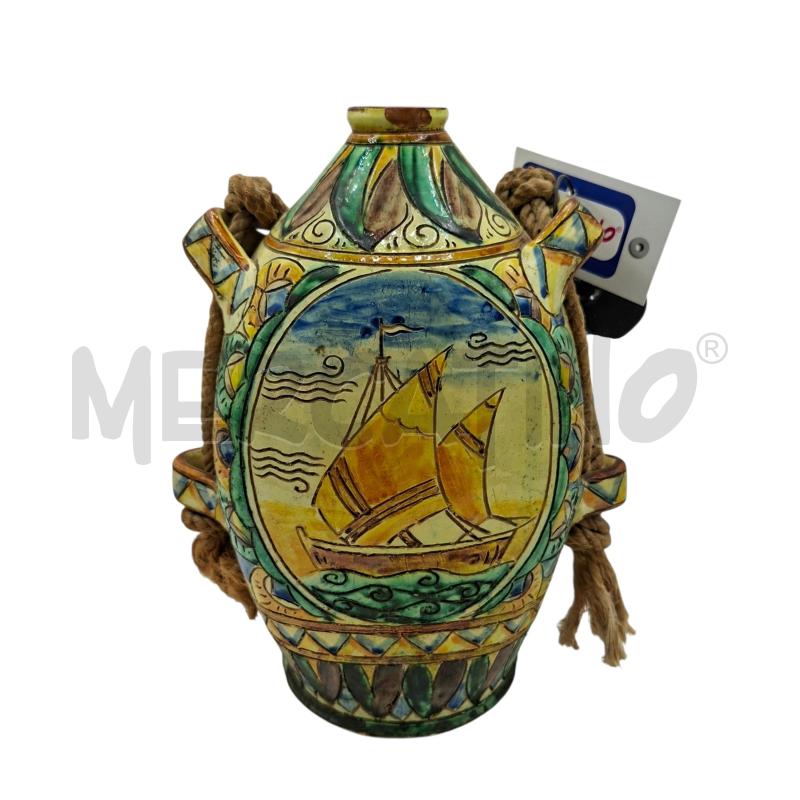 VASO DECORATO CON CORDA  | Mercatino dell'Usato Arcore 2