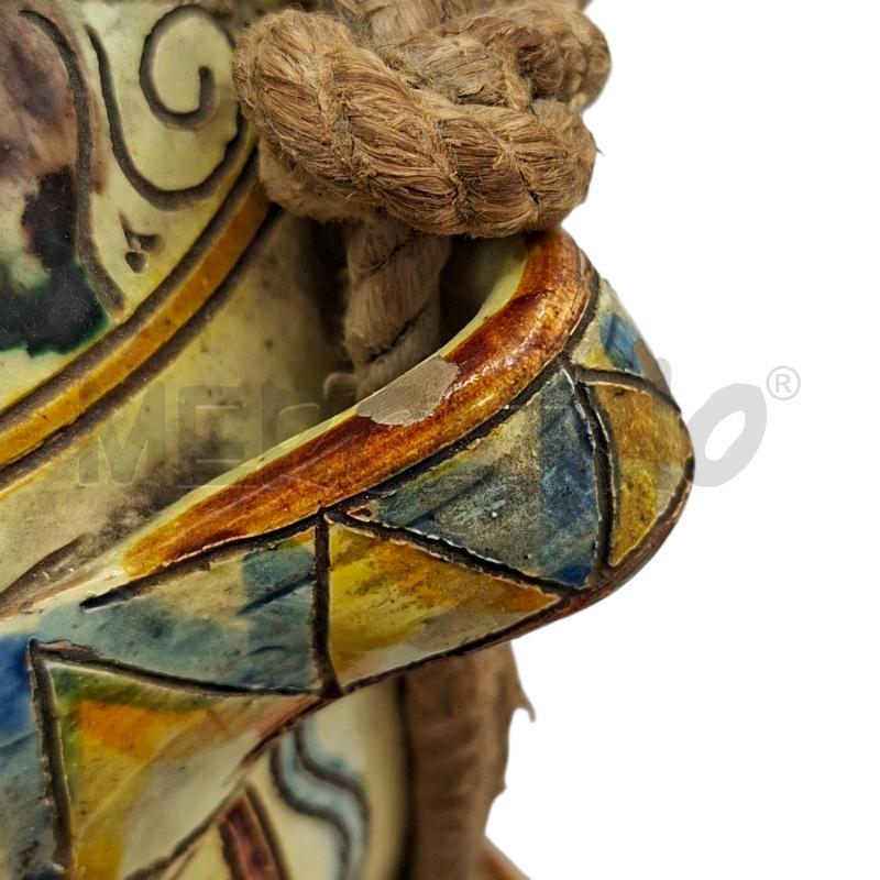 VASO DECORATO CON CORDA  | Mercatino dell'Usato Arcore 3