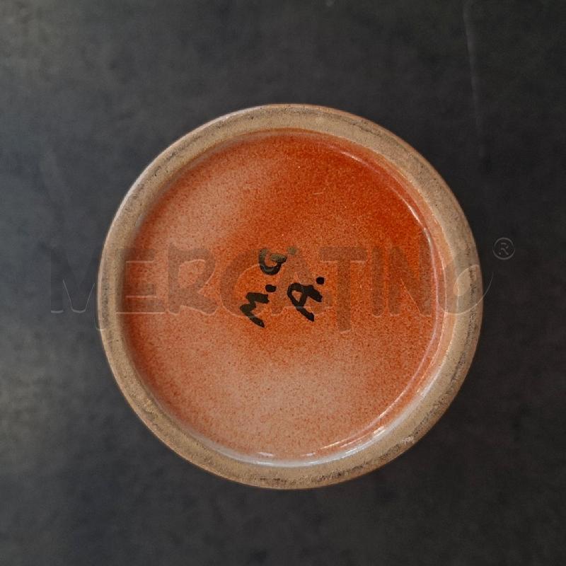 VASO M.G.A ARANCIONE E COLOR ORO  | Mercatino dell'Usato Arcore 3