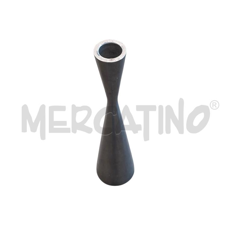 VASO PORTAFIORI METALLO A CLESSIDRA LUNGA | Mercatino dell'Usato Arcore 2