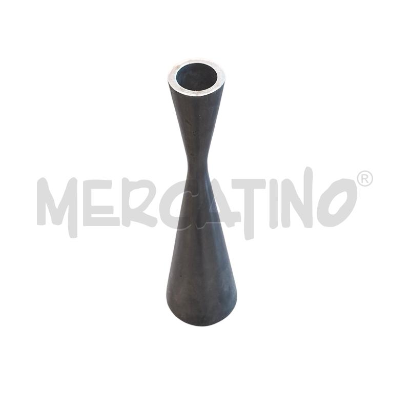 VASO PORTAFIORI METALLO A CLESSIDRA LUNGA | Mercatino dell'Usato Arcore 2