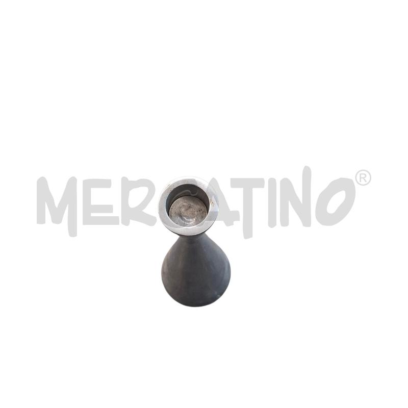 VASO PORTAFIORI METALLO A CLESSIDRA LUNGA | Mercatino dell'Usato Arcore 3