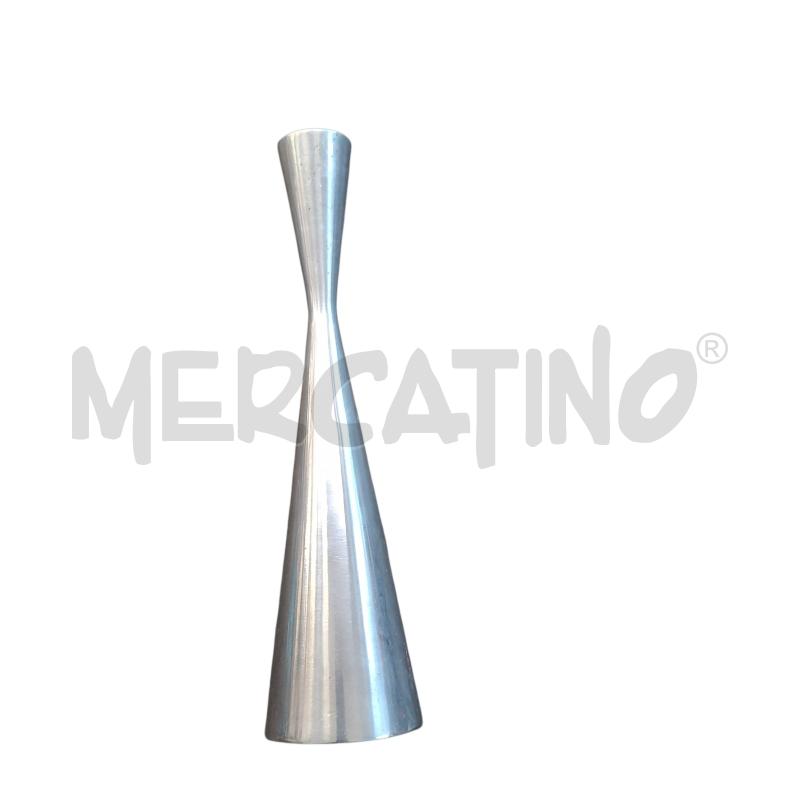 VASO PORTAFIORI METALLO A CLESSIDRA LUNGA | Mercatino dell'Usato Arcore 4