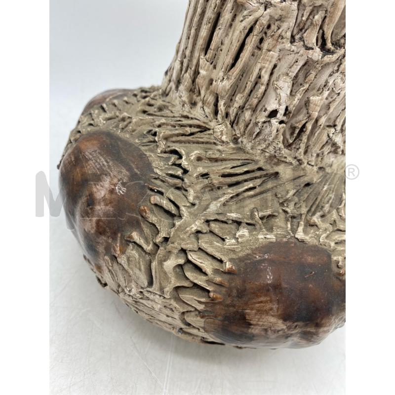 VASO TERRA COTTO STILE GREZZO CM. 30X22X9 MARRONE | Mercatino dell'Usato Arcore 2