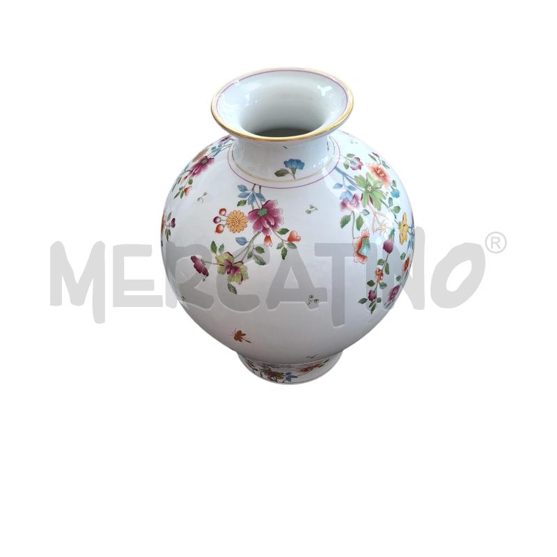 VASO VECCHIO RICHARD GINORI 35 CM CON FIORI | Mercatino dell'Usato Arcore 1