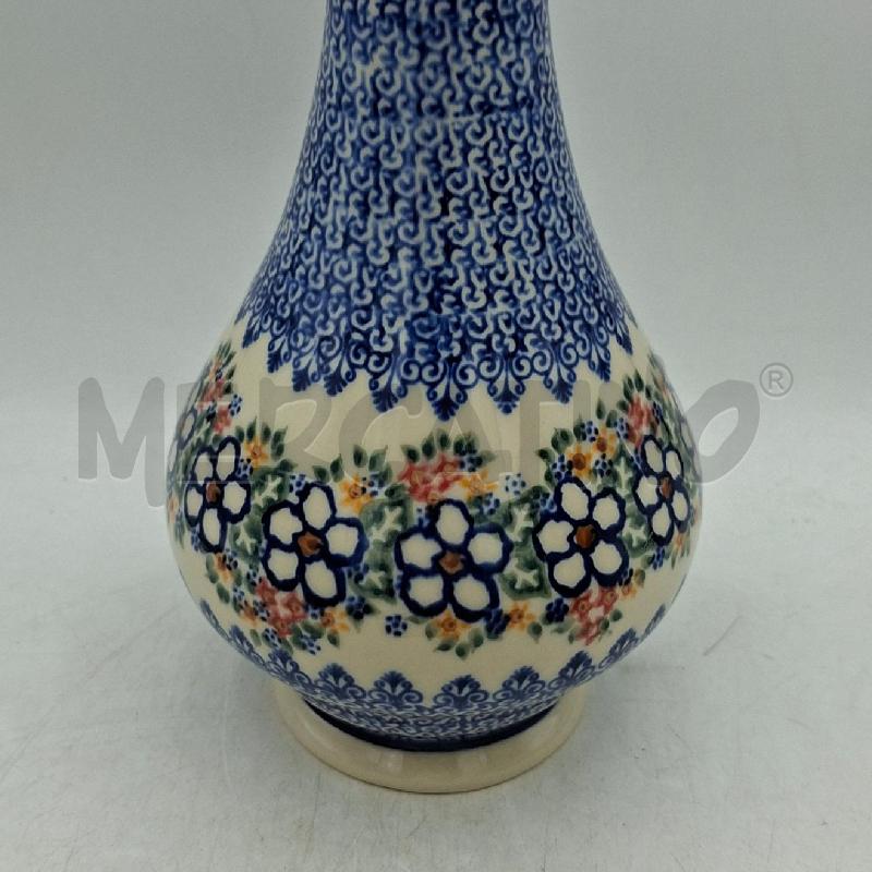 VASO VENA HAND MADE IN POLAND BLU 28 CM | Mercatino dell'Usato Arcore 3