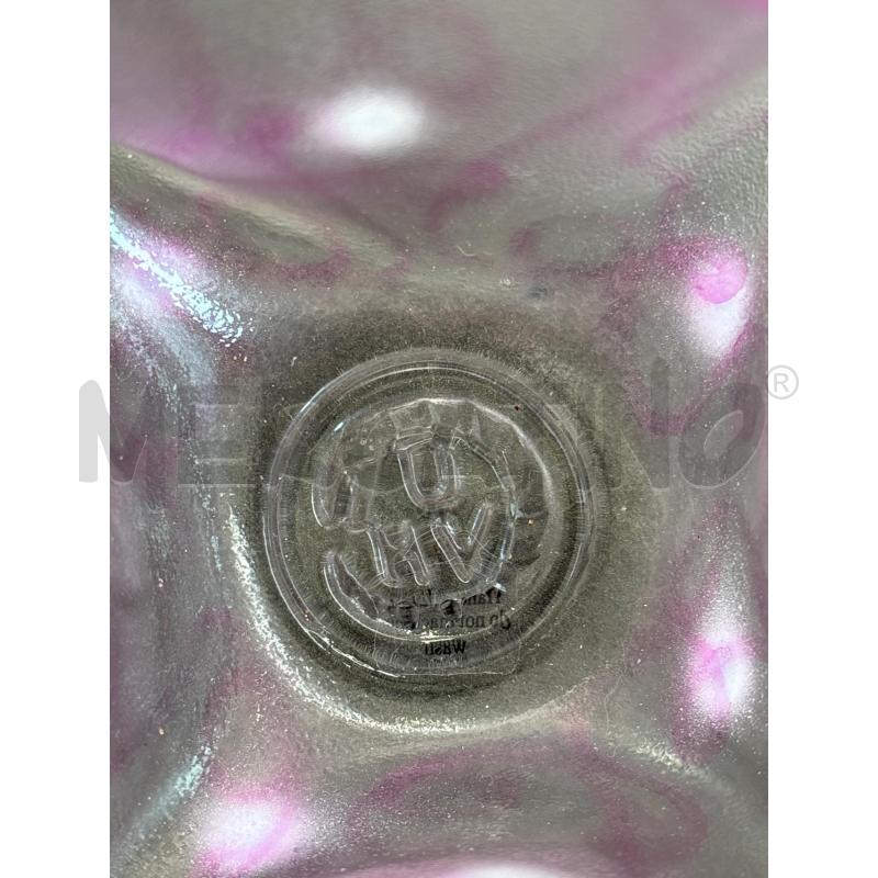 VASO VETRO ROSA UHV | Mercatino dell'Usato Arcore 4
