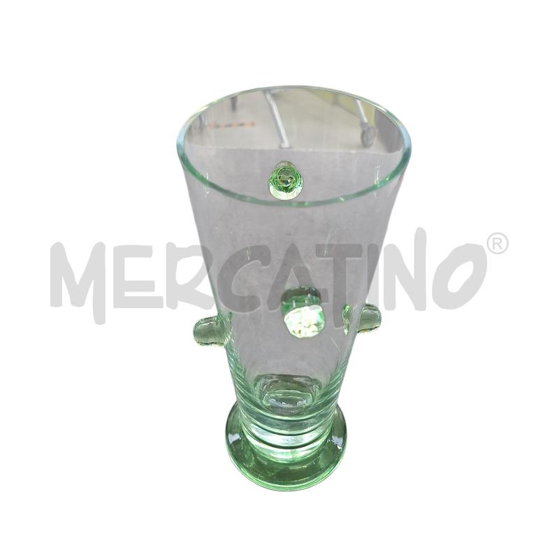 VASO VETRO VERDE TIPO CACTUS  | Mercatino dell'Usato Arcore 2