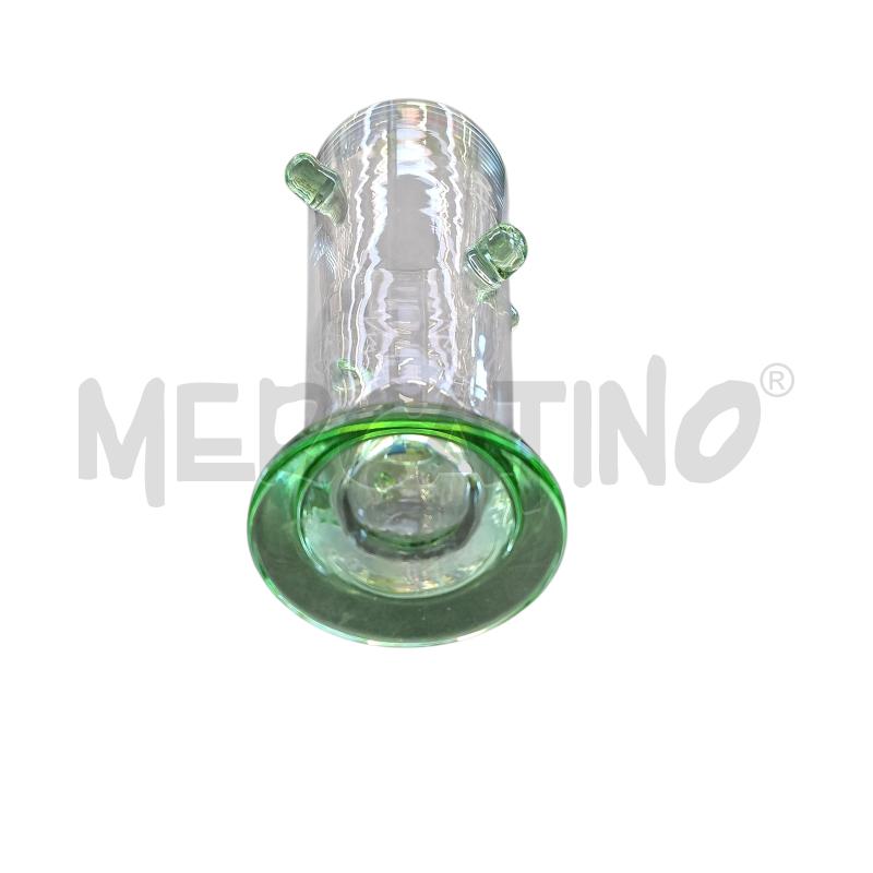 VASO VETRO VERDE TIPO CACTUS  | Mercatino dell'Usato Arcore 3
