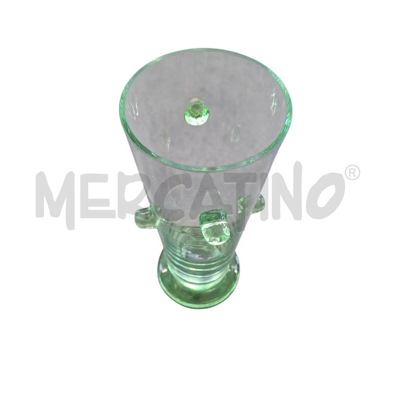 VASO VETRO VERDE TIPO CACTUS  | Mercatino dell'Usato Arcore 4
