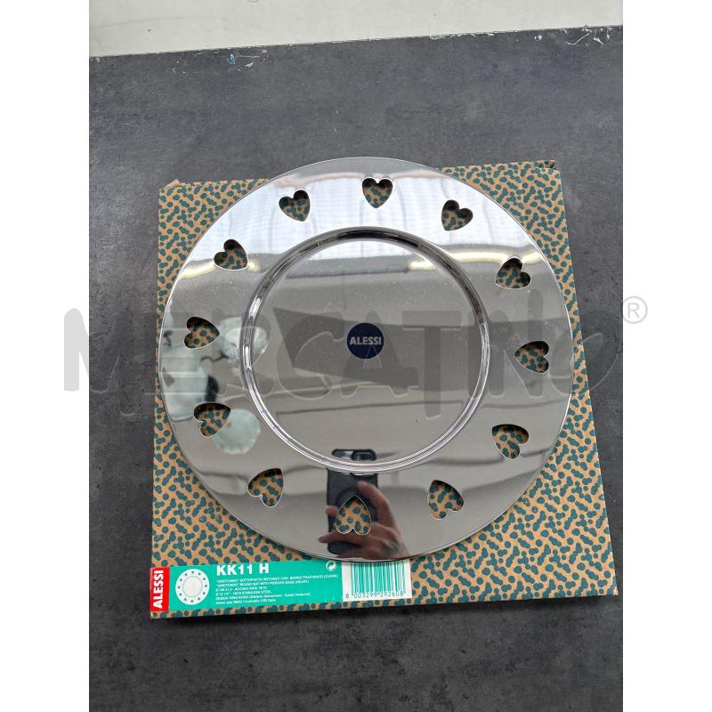 VASSOIO ALESSI KK11H TRAFORATO CUORE 30CM | Mercatino dell'Usato Arcore 1