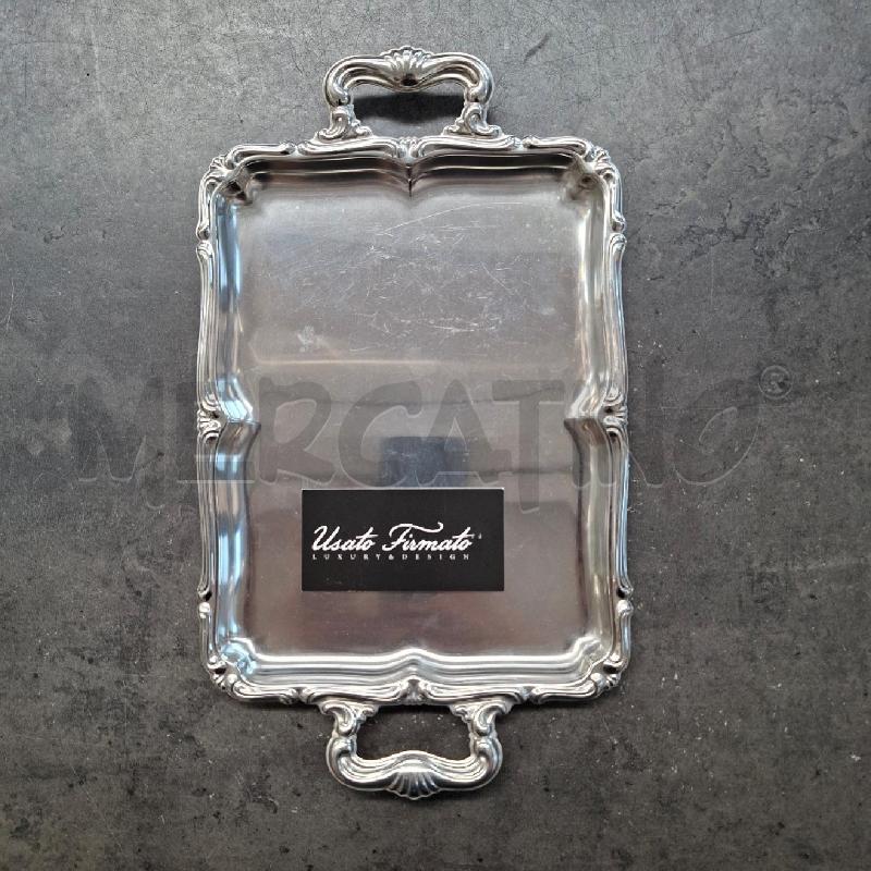 VASSOIO ALESSI RETTANGOLARE BORDO DECORATO | Mercatino dell'Usato Arcore 1