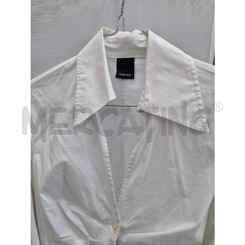 VESTITO DONNA CAMICIA BIANCA PINKO  | Mercatino dell'Usato Arcore 2