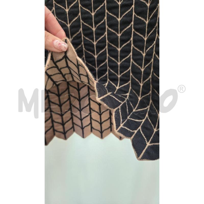 VESTITO DONNA ELISABETTA FRANCHI BEIGE NERO NEW TG 42 | Mercatino dell'Usato Arcore 4