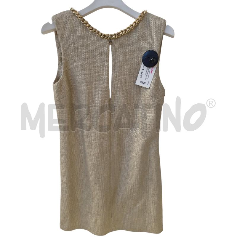 VESTITO DONNA ELISABETTA FRANCHI LINO DORATO TG 44 | Mercatino dell'Usato Arcore 1
