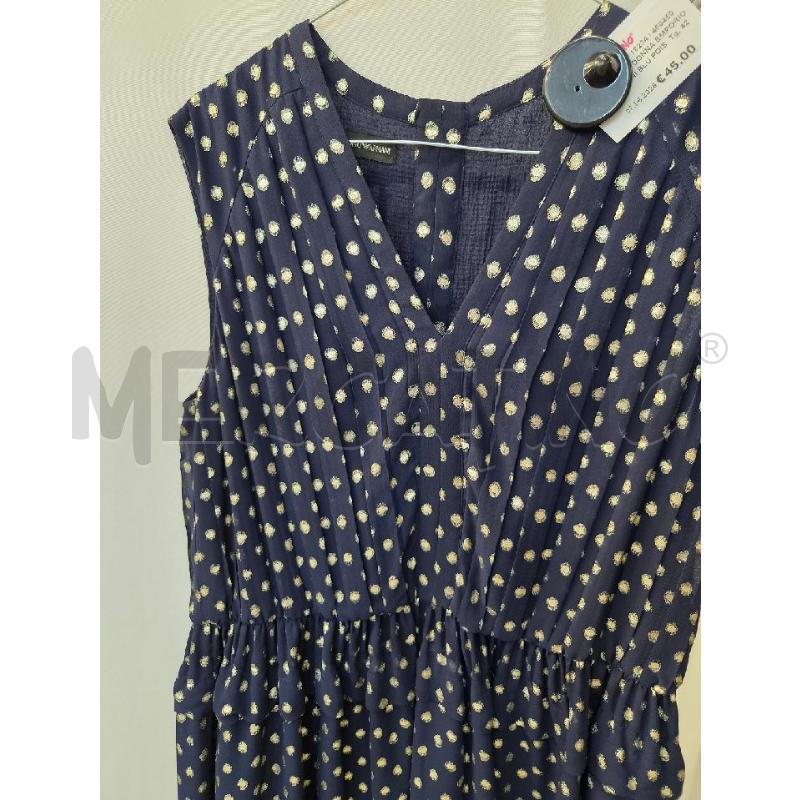 VESTITO DONNA EMPORIO ARMANI BLU POIS TG 42 | Mercatino dell'Usato Arcore 2