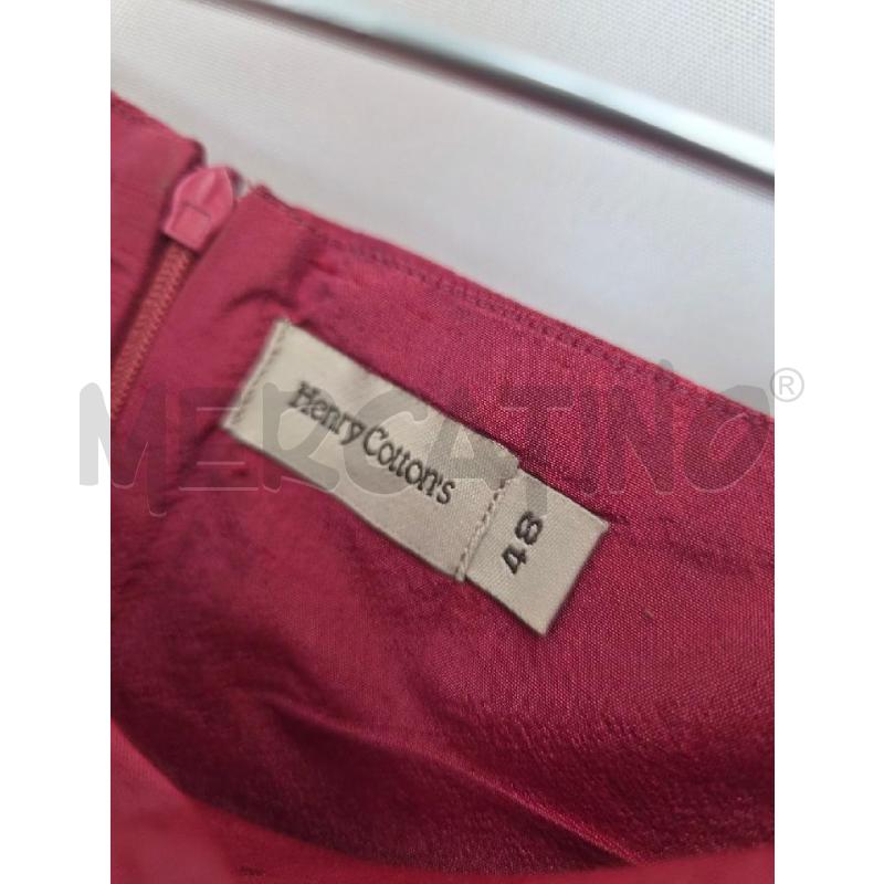 VESTITO DONNA HENRY COTTONS ROSA SCURO | Mercatino dell'Usato Arcore 4