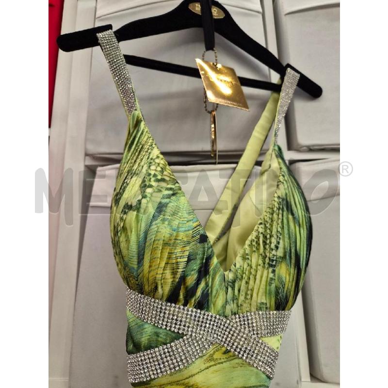 VESTITO DONNA IMPERO COUTURE NEW VERDE TG 46 | Mercatino dell'Usato Arcore 2