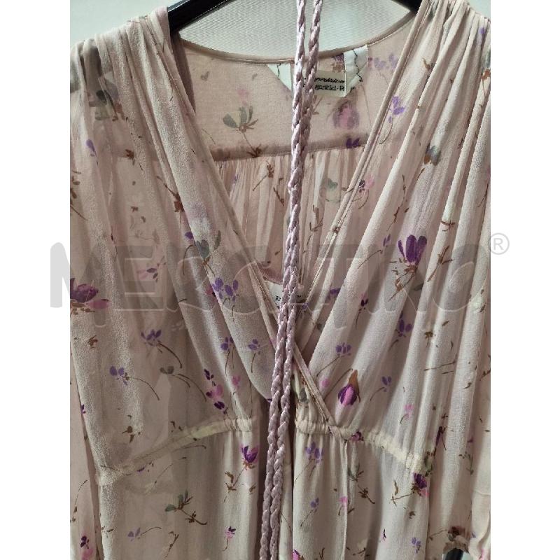 VESTITO DONNA IMPRESSION KARL LAGERFELD ROSA A FIORI VINTAGE  | Mercatino dell'Usato Arcore 2