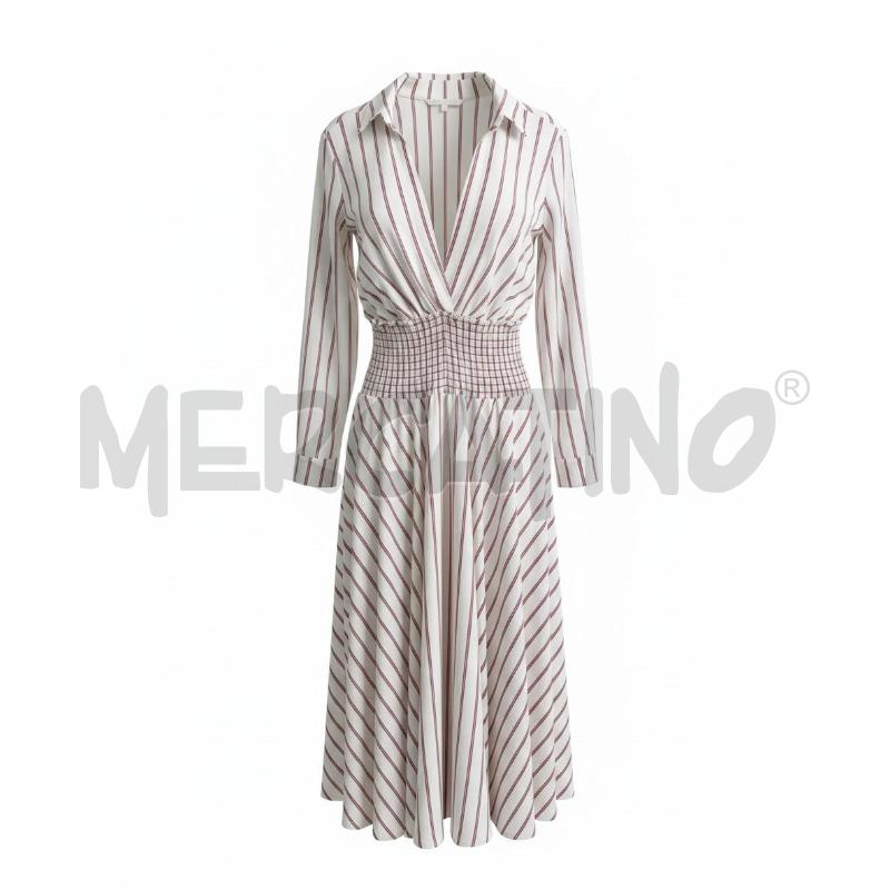 VESTITO DONNA MAJE BIANCO RIGHE TG S | Mercatino dell'Usato Arcore 1