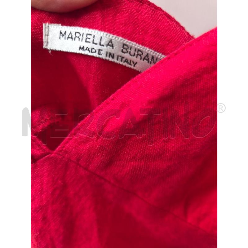 VESTITO DONNA MARIELLA BURANI ROSSO LINO 42 | Mercatino dell'Usato Arcore 3
