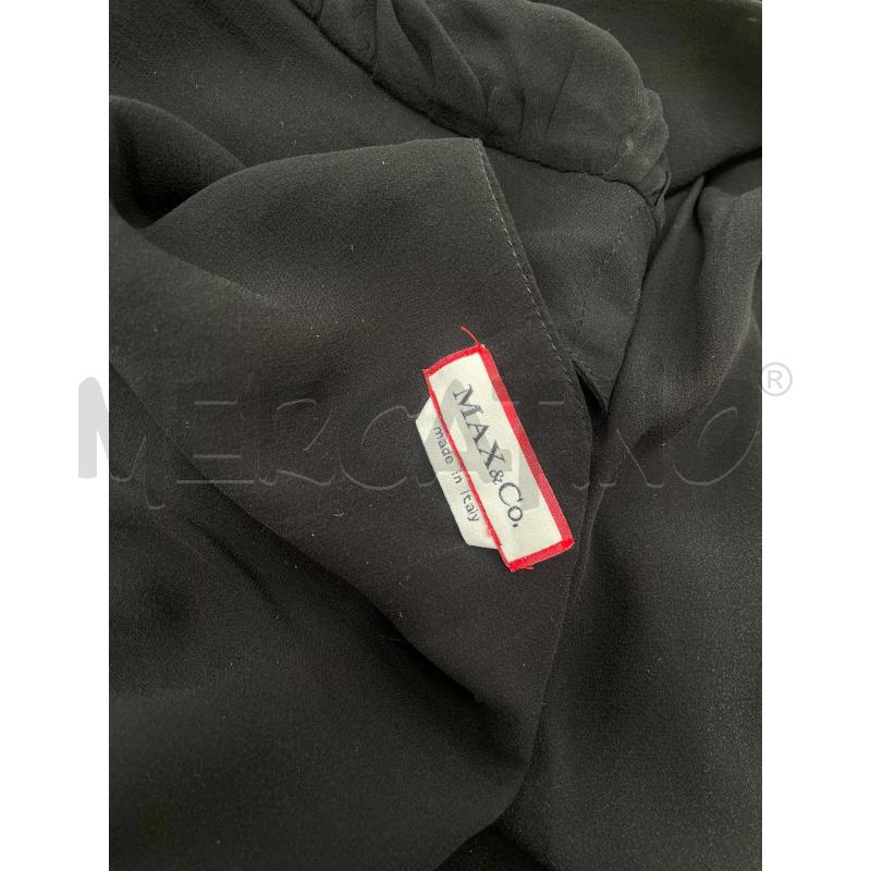 VESTITO DONNA MAX&CO NERO SETA TG 44 | Mercatino dell'Usato Arcore 5