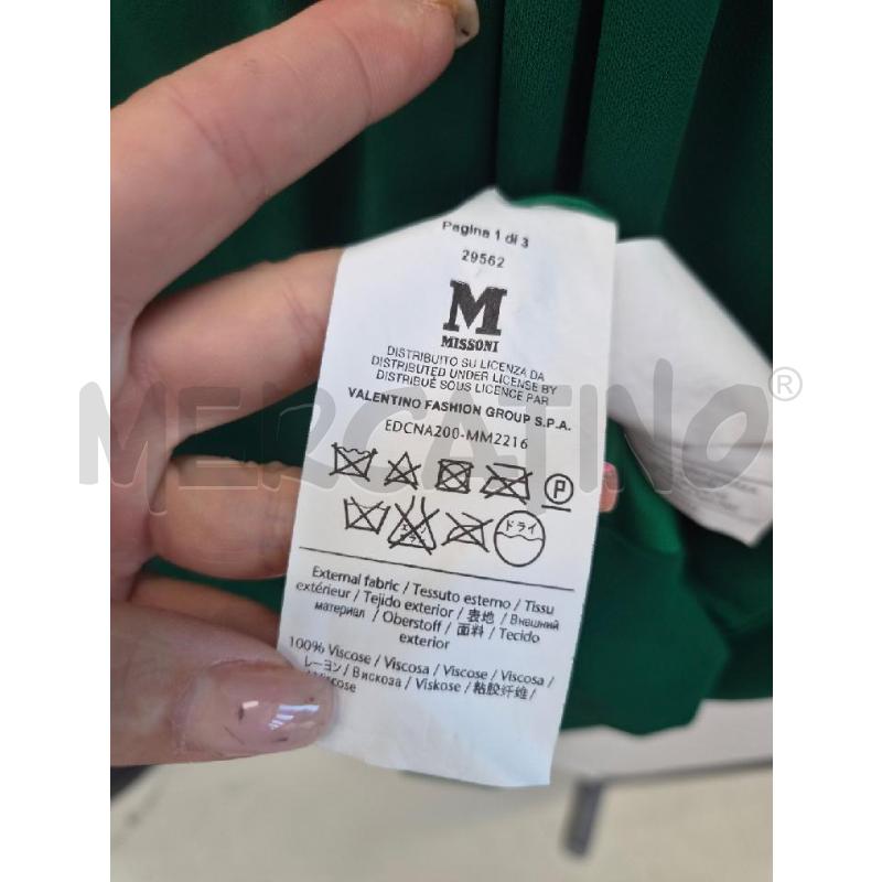 VESTITO DONNA MISSONI VERDE | Mercatino dell'Usato Arcore 4