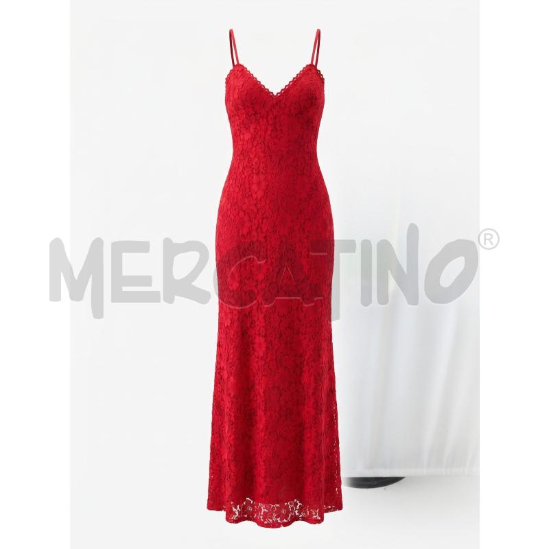 VESTITO DONNA NADINE PIZZO ROSSO TG S | Mercatino dell'Usato Arcore 1