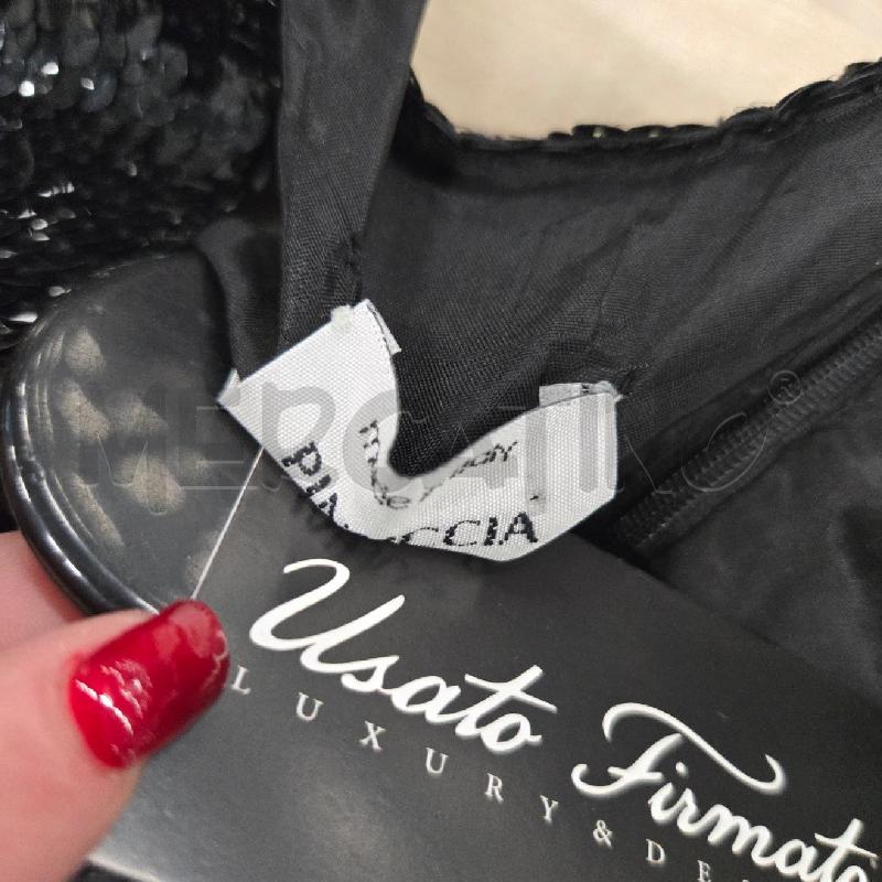 VESTITO DONNA PINUCCIA PAIETTE NERO | Mercatino dell'Usato Arcore 3