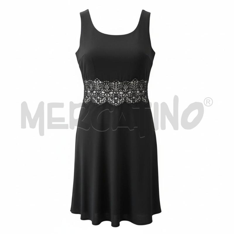VESTITO DONNA RITMO DI PERLA NERO | Mercatino dell'Usato Arcore 1