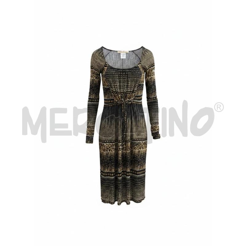 VESTITO DONNA ROBERTO CAVALLI CLASS FANTASIA GIALLO NERO TG 42 | Mercatino dell'Usato Arcore 1