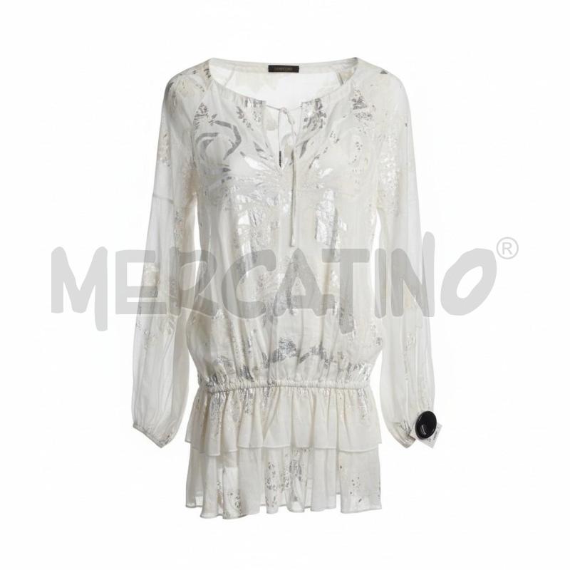 VESTITO DONNA ROBERTO CAVALLI PANNA FANTASIA TG 40 | Mercatino dell'Usato Arcore 1