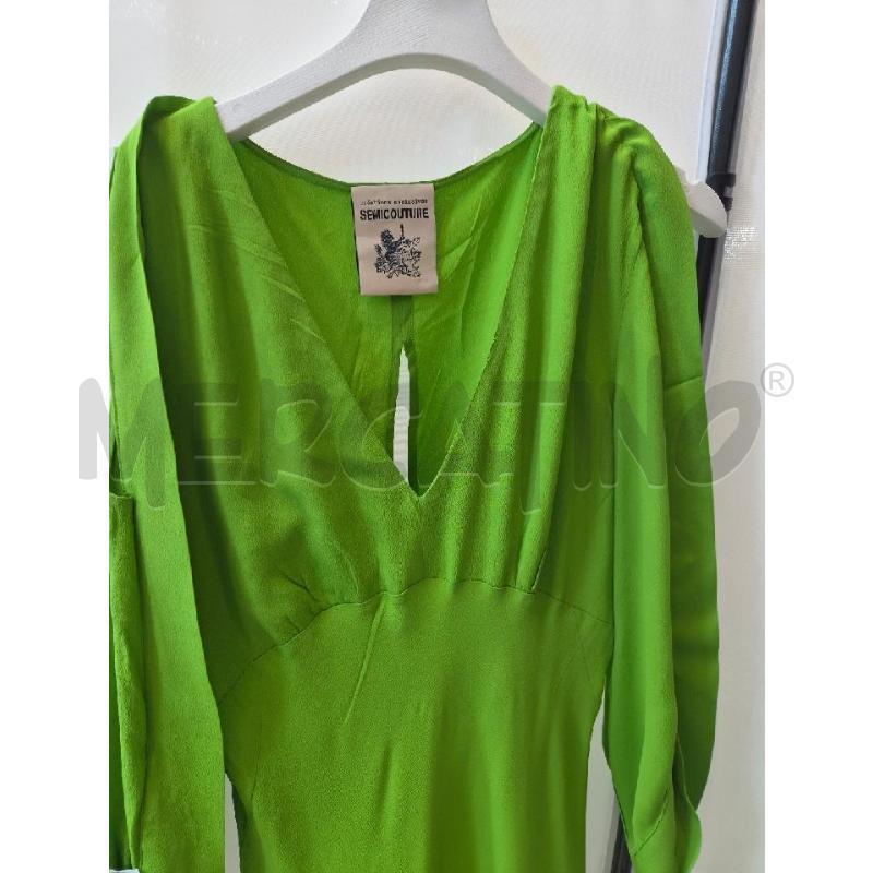 VESTITO DONNA SEMICOUTURE VERDE TG L | Mercatino dell'Usato Arcore 2