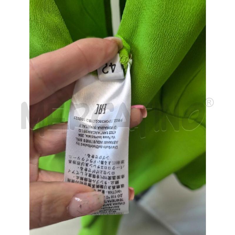 VESTITO DONNA SEMICOUTURE VERDE TG L | Mercatino dell'Usato Arcore 4